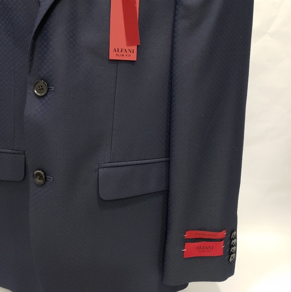 Alfani Men's Slim-Fit Blue and Black - Picture 2 of 3